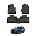 T Tgbros Custom Fit For Floor Mats 2020-2023 Ford Explorer Fits 6 And 7 Passenger Models All-weather Liners Front Rear Row Full 