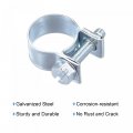 Uxcell 13-15mm Mini Fuel Injection Hose Clamp Zinc Plated Steel Line 20pcs