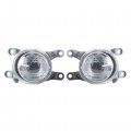 Wflnhb Fog Lights Assembly Replacement For 2019-2021 Corolla Hatchback Clear Lens With Bulbs Switch Harness Bezel Kit Driving
