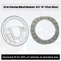 X Autohaux Steering Wheel Cover Universal Elastic Stretch Antislip Breathable Microfiber Ice Silk Interior Trim Protector For