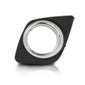 Front Bumper Fog Light Cover Trim Bezel Left Side For Toyota Rav4 2009 2010 2011 2012 2013 Black And Chrome 521280r040 