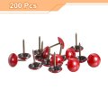 Upholstery Tacks Nail Pins Furniture 200pcs 11x17mm Thumb Tack Assortment Kit Carbon Steel For Home Sofa Diy Decorative Heads