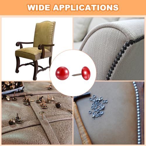 Upholstery Tacks Nail Pins Furniture 200pcs 11x17mm Thumb Tack Assortment Kit Carbon Steel For Home Sofa Diy Decorative Heads