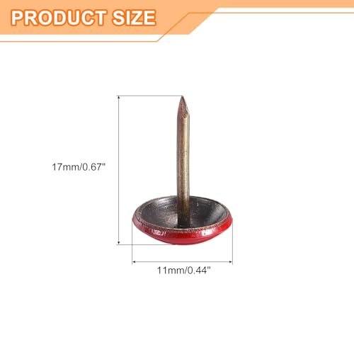 Upholstery Tacks Nail Pins Furniture 200pcs 11x17mm Thumb Tack Assortment Kit Carbon Steel For Home Sofa Diy Decorative Heads
