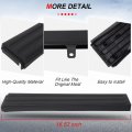 Tailgate Molding Cap Protector Rear Abs For Ford F-150 2009 2014 Black Textured Surface Replacement Top Cover