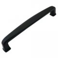 Cosmas 5 Pack 4392-128fb Flat Black Modern Cabinet Hardware Handle Pull Inch 128mm Hole Centers 