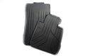 Bmw 3 Series All-weather Floor Mats Front Black With Modern Basic Design Set Of 2 