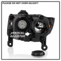 Acanii For Halogen Model 2014-2016 Jeep Grand Cherokee Chrome Trim Headlight Headlamp Assembly Passenger Side