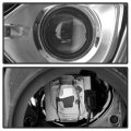Acanii For Halogen Model 2014-2016 Jeep Grand Cherokee Chrome Trim Headlight Headlamp Assembly Passenger Side