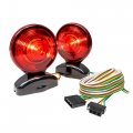 True Mods 20 Magnetic Led Trailer Tail Towing Light Kit Dot Fmvss-108 Sae Stip Ip67 Submersible Waterproof 55lb Magnet Turn 