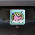 Cute Unicorn Pig With Rainbow Tow Trailer Hitch Cover Plug Insert