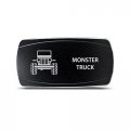 Ch4x4 Rocker Switch Monster Truck Symbol Horizontal Amber Led