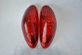 Motorcycle Front Turn Signals With Bulbs For Suzuki 98-06 Gsx750 Katana And Gsx600 Red Waterproof Plastic Lens 