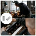 Uxcell 10pcs M5 Round Connector Nuts 304 Stainless Steel Coupling 12mm 0 47 Length Sleeve Rod Bar Stud Nut For Bracket