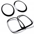 Astra Depot Compatible With Mini Cooper Front Rear Headlight Bezel And Tail Lights Lamp Cover Trim Surround Ring 2014-2021 F55