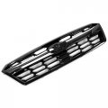 Hecasa Grille With Molding Trim Compatible 2018-2020 Subaru Crosstrek Replace For 91123fl170 91123fl121 Radiator Bumper Grill
