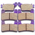 Carbon Fiber Brake Pads Front And Rear Fa379 Fa436 Fits For Kawasaki Ninja 1000 2014 3 Pairs