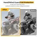 Hand And Wind Guard Kit For Polaris Sportsman 300 400 450 500 550 570 800 850 1000 Scrambler Snowmobile Switchback Rush Rmk