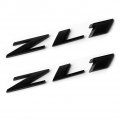 2pack Oem Black Zl1 Emblem Badge Letter Rear Side Door Replacement For Camaro Ss Rs Matte