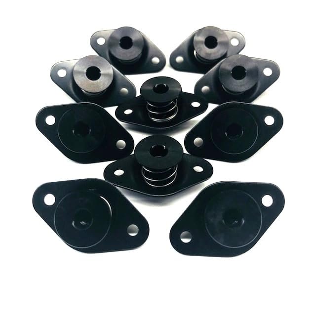 Black Dzus Self Eject Allen Hex Head Qtr Turn Fasteners 5 16 600 Grip 10 Pack