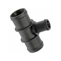 Coolant Hose Connector For Audi Tt Quattro 2001 2002 2003 2004 2005 2006 Black Plastic N90692901 Barb End And Male Inverted 