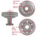 Caltric Clutch One Way Bearing With Drum Housing Gasket Compatible Kawasaki Bayou 300 Klf300c 4x4 1989 1990 1991-2005