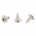 Uxcell 50pcs 3x8 Stainless Steel Phillips Head Self-tapping Screw With Shoulder Washer