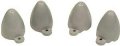Corvette Tail Light Protector Cone Set Gray 4 Pieces 1961-1962 C1 