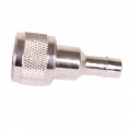 Boat Engine Fuel Line Connector 033498-10 For Honda 3 8 Barb Hose-to-tank 91 Newer Chrome Plated Tank Side Female
