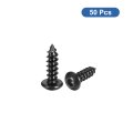 Hex Socket Self Tapping Screws M4 X 12mm Carbon Steel Wood Screw 50pcs