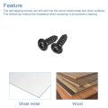 Hex Socket Self Tapping Screws M4 X 12mm Carbon Steel Wood Screw 50pcs
