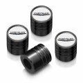 Ipick Image For Chrysler Logo In White On Black Aluminum Cylinder-style Tire Valve Stem Caps
