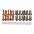 Riverweld Pt-23 27 Plasma Cutting Consumables Electrode Tip Nozzles 33366xl 33367 33369 50amp 30pcs 