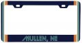Mullen Nebraska Car Metal License Plate Frame Retro Design 