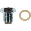 Engine Oil Drain Plug For Ford E-350 Super Duty 1999 2000 Magnetic Steel Silver With Gasket F4tz6730-a F6tz6730-aa 