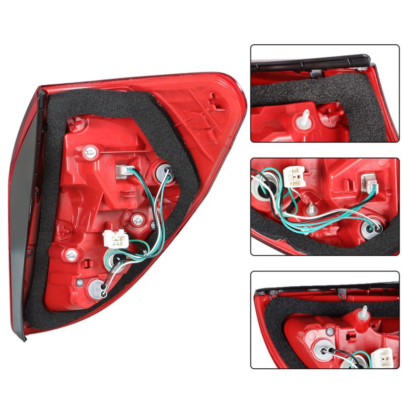 Left Driver Side Tail Light Replacement For 2006 2008 Toyota Rav4 Rear Brake Lamp 8156142100 To2818127 Chrome Red