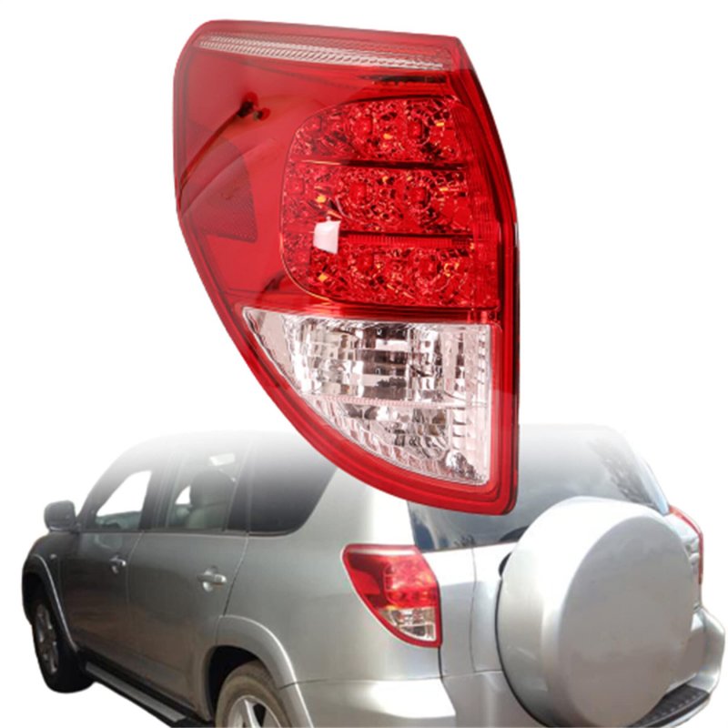 Left Driver Side Tail Light Replacement For 2006 2008 Toyota Rav4 Rear Brake Lamp 8156142100 To2818127 Chrome Red