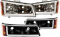 Led Tube Bar Headlights With Drl And Parking Lights For 2003 2004 2005 2006 Chevy Chevrolet Silverado 1500 2500 3500 Hd 