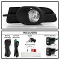 Acanii For 2009-2011 Mitsubishi Galant Driving Bumper Fog Lights Lamps W Switch Assembly Driver Passenger Side