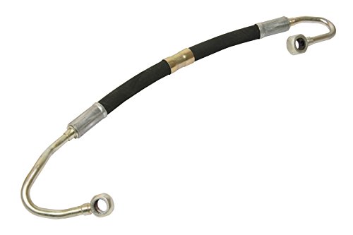 Power Steering Pressure Hose Pump To Rack 32411093461 Vehicle Specific Fit Black Rubber Fiber Braid Reinforced