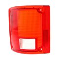 Tail Light Driver Side Red Lens For Chevy R1500 V1500 Suburban 1990 1991 Plastic Without Bright Trim Replaces Gm2808111 