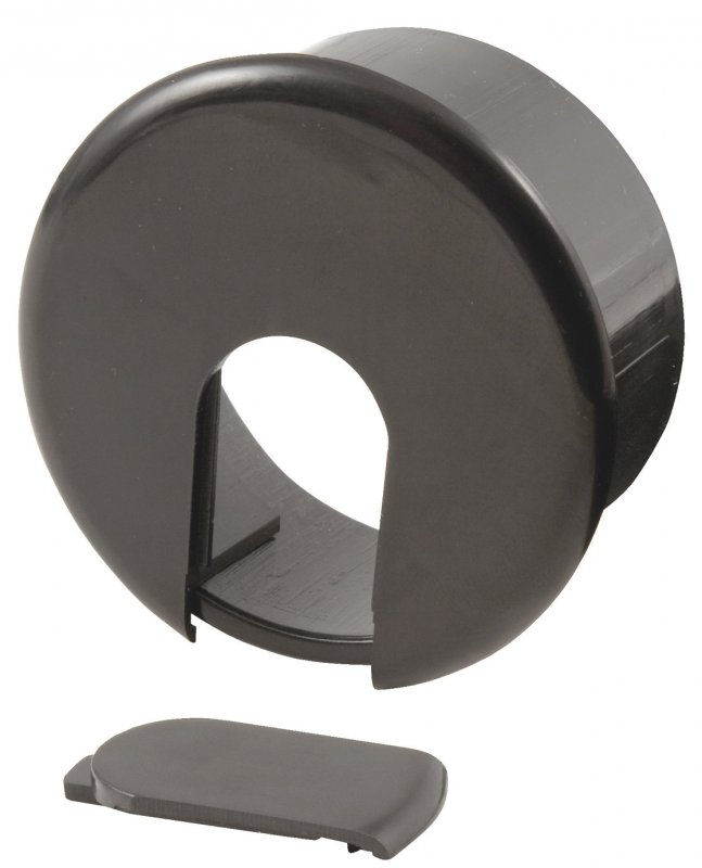 2in Round Wire Grommet Black