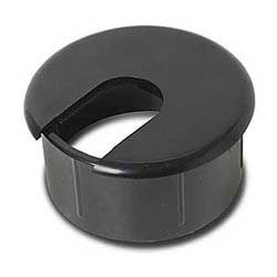 2in Round Wire Grommet Black
