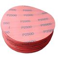 5 Inch 2500 Grit High Performance Hook And Loop Wet Dry Auto Body Film Sanding Discs 50 Pack 