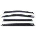 Out-channel Window Visor Deflectors Tape-on Side Rain Guards For Subaru Outback Premium Limited Touring 2020-2025 4pcs Smoky 