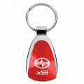 Au-tomotive Gold Teardrop Key Chain For Toyota Scion Xb Red
