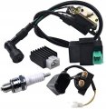 Tdpro Ignition Coil Cdi Spark Plug Regulator Rectifier Starter Relay Solenoid Kit For 50 70 90 110 125cc Atv Quad Scooter