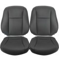 Secos Driver Passenger Perforated Leather Bottom Top Seat Cover Black For Lexus Ls460 L Ls600h 2007 2008 2009 2010 2011 2012 