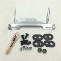 Hongk- Chromed Fender Eliminator Tidy License Plate Tag Bracket Holder Compatible With 2003 2004 2005 2006 Cbr 600rr 2007
