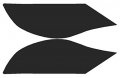 Precut Vinyl Tint Cover For 2008-2014 Subaru Wrx Headlights 20 Dark Smoke 